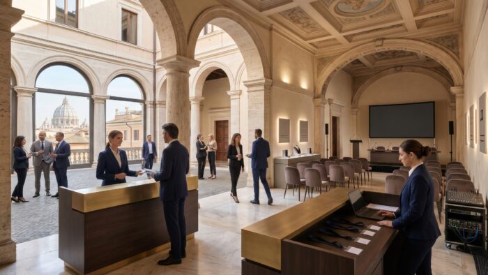 Location per conferenze stampa, press day e lanci prodotto a Roma: cosa valutare oltre alla venue